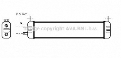 AVA QUALITY COOLING fd3208 -  Масляный радиатор, автоматическая коробка передач